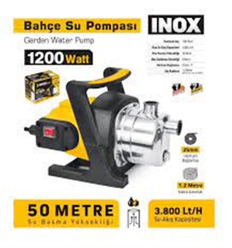 SGS BAHÇE SU POMPASI 1200 WATT İNOX  5374